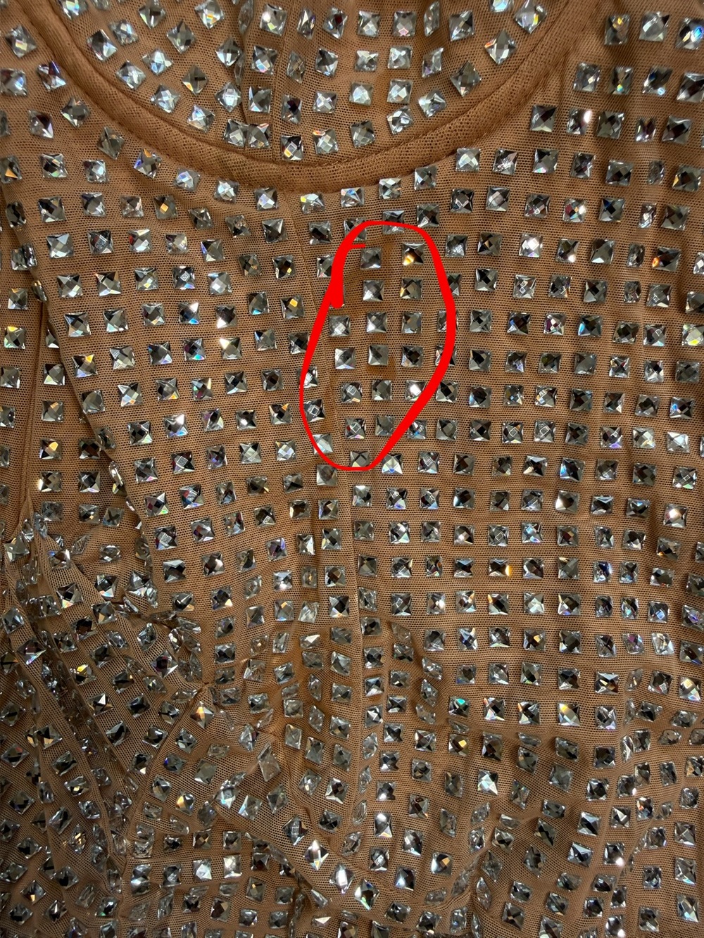 Oh Polly Women’s Azelie Tan Embellished Sequin Ruched Corset Mini Dress Glam 6 - Picture 13 of 16